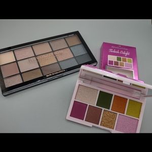 2 Revolution Eyeshadow Palettes Turkish Gold & Smoky Neutrals Reloaded 23 Shades